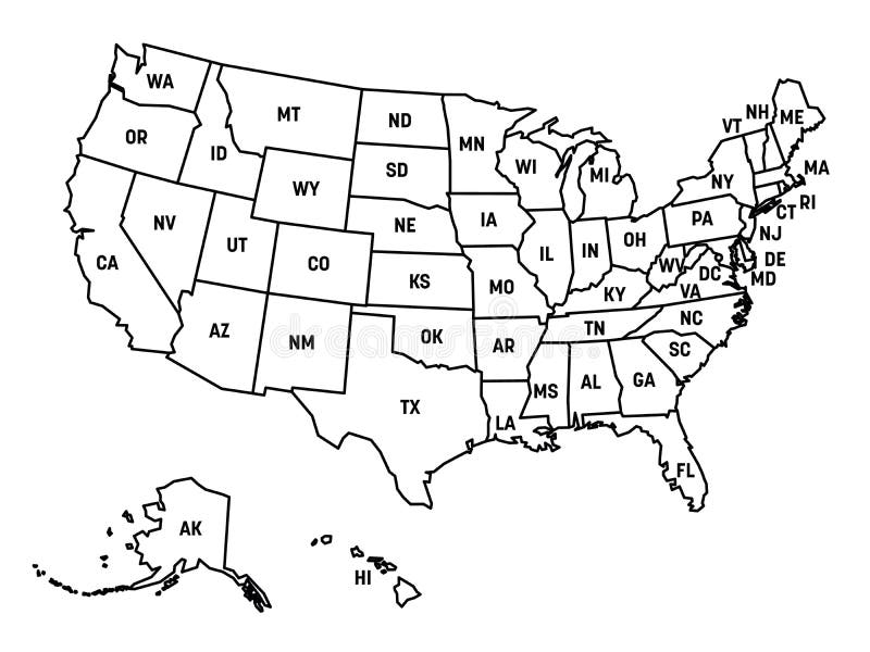 Map Of USA Stock Vector Illustration Of Information 200107408