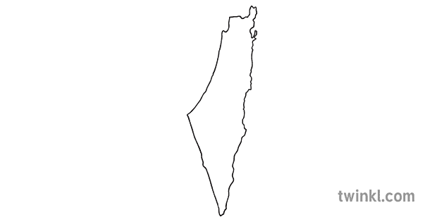 Map Outline Of State Of Palestine Country Shapes Flag Continents KS1 Black Map Outline Of State Of Palestine Country Shapes Flag Continents KS1 Black