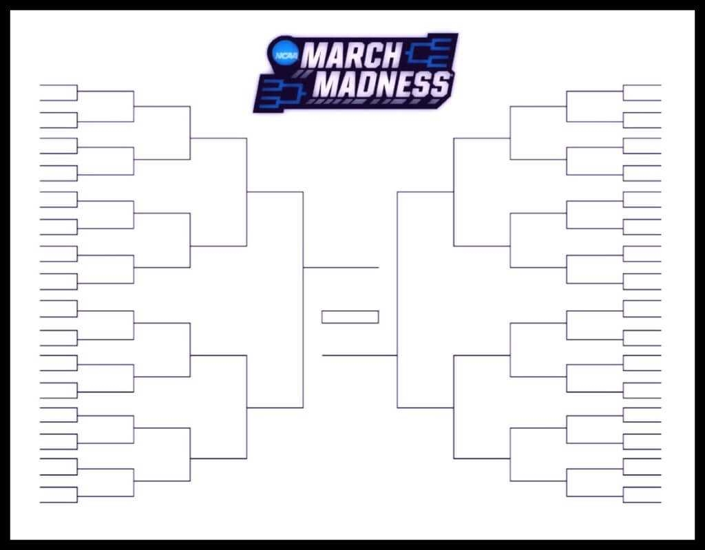 Printable Blank Bracket For March Madness Printable Blank Bracket For March Madness