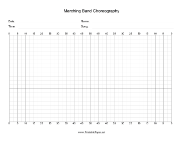 Marching Band Field Grid Marching Band Field Grid
