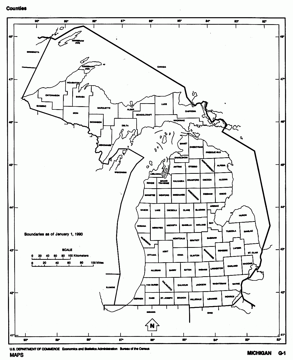 Michigan Free Map Michigan Free Map