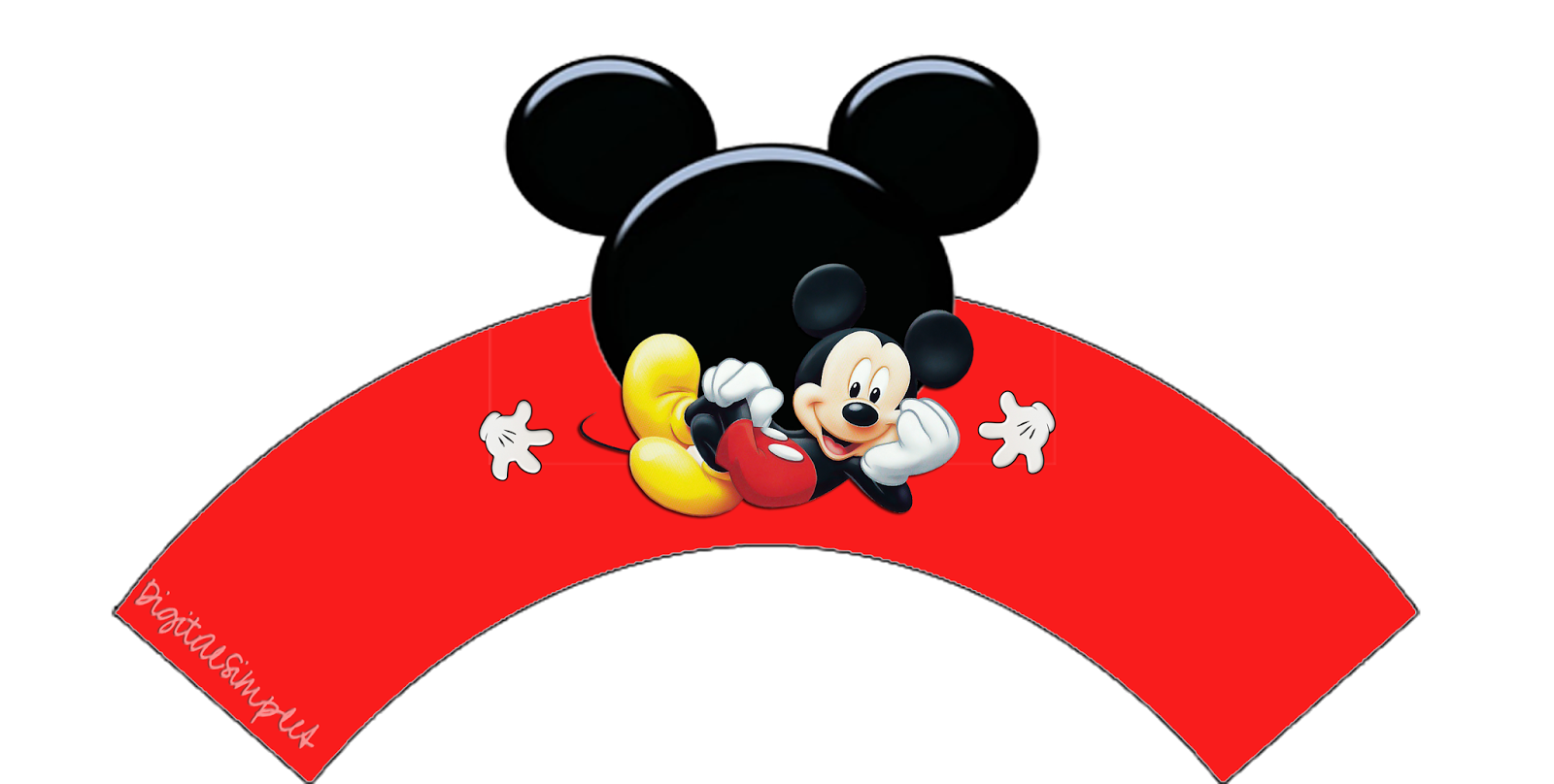 Mickey Free Printable Cupcake Wrappers Gratis Birthday Printables 