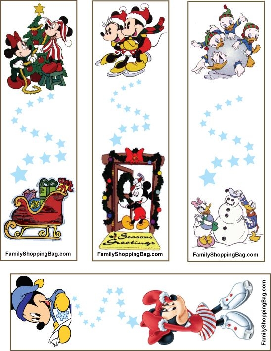 Mickey Mouse Bookmarks Printable Mickey Mouse Bookmarks Printable