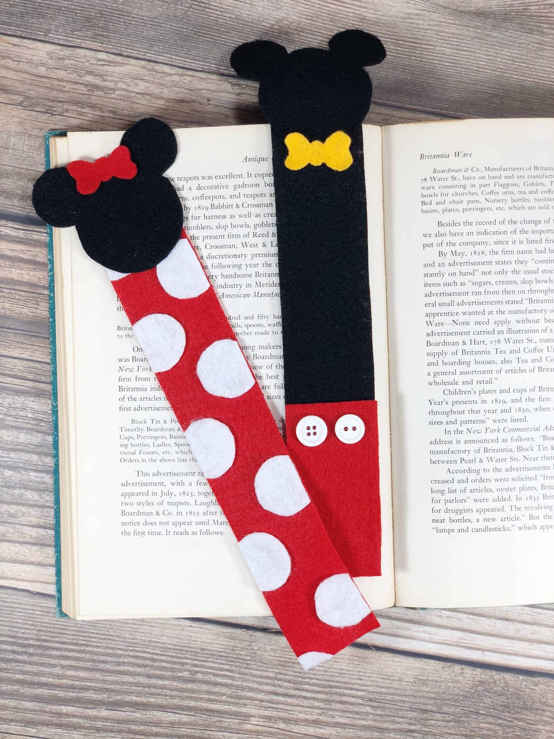 Mickey Mouse Bookmarks Printable Mickey Mouse Bookmarks Printable