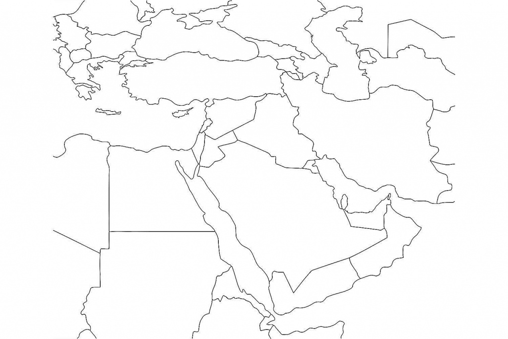 Middle East Blank Map Printable Printable Templates Middle East Blank Map Printable Printable Templates