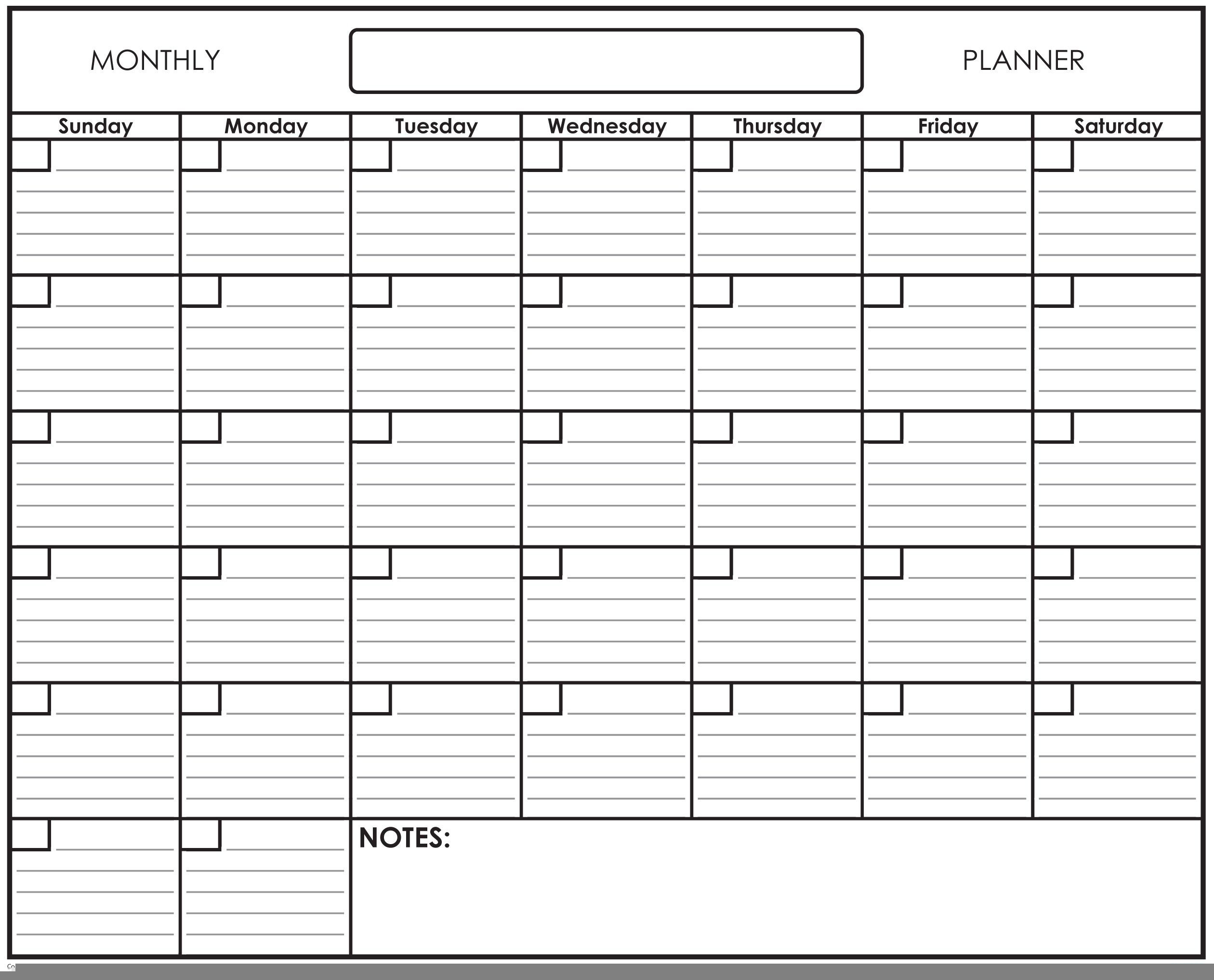 Monthly Calendar With Lines Printable Printable And Enjoyable Learning Monthly Calendar With Lines Printable Printable And Enjoyable Learning