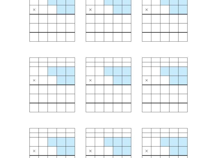 Multiplication Fill In The Blank Worksheet Free Printable