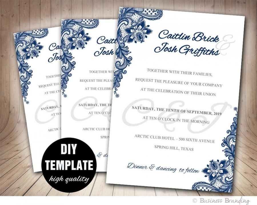 Blank Printable Invitations 5x7 Navy Blue Blank Printable Invitations 5x7 Navy Blue