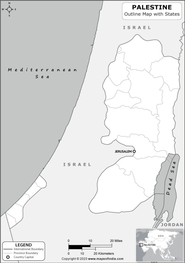 Printable Blank Map Of Ancient Palestine