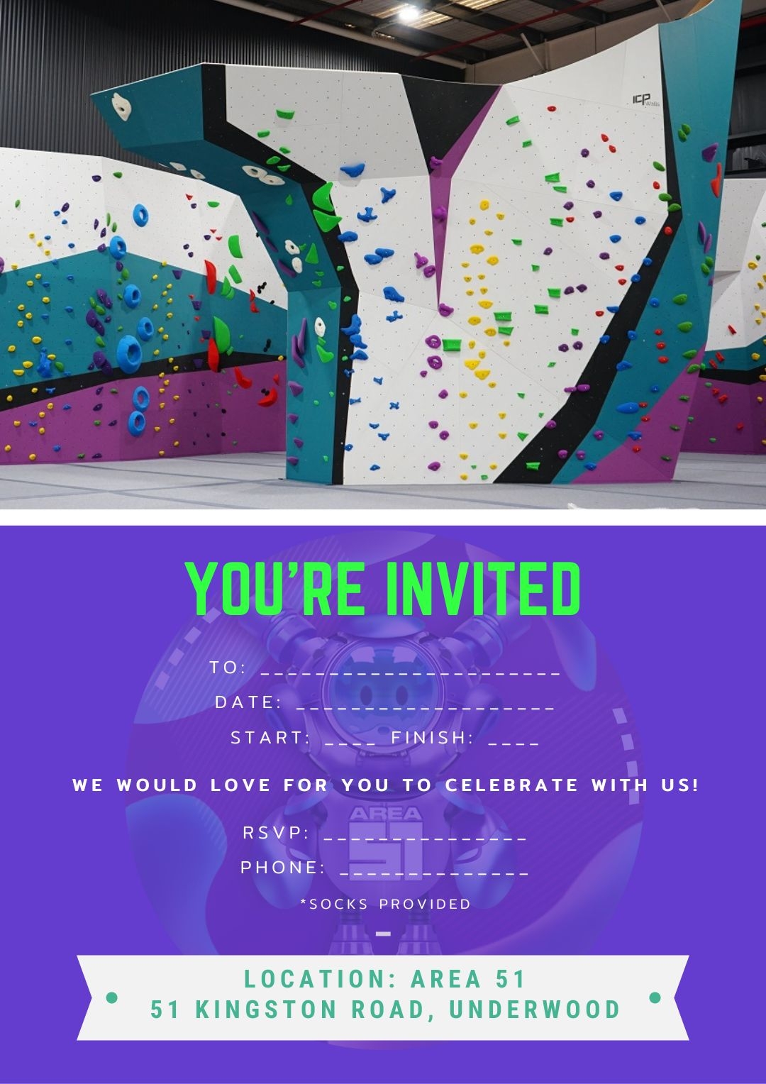 Party Invitations Birthday Party Venue In Brisbane Area 51