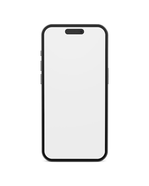 Premium Photo Blank White Iphone Template Isolated On A White Background Premium Photo Blank White Iphone Template Isolated On A White Background
