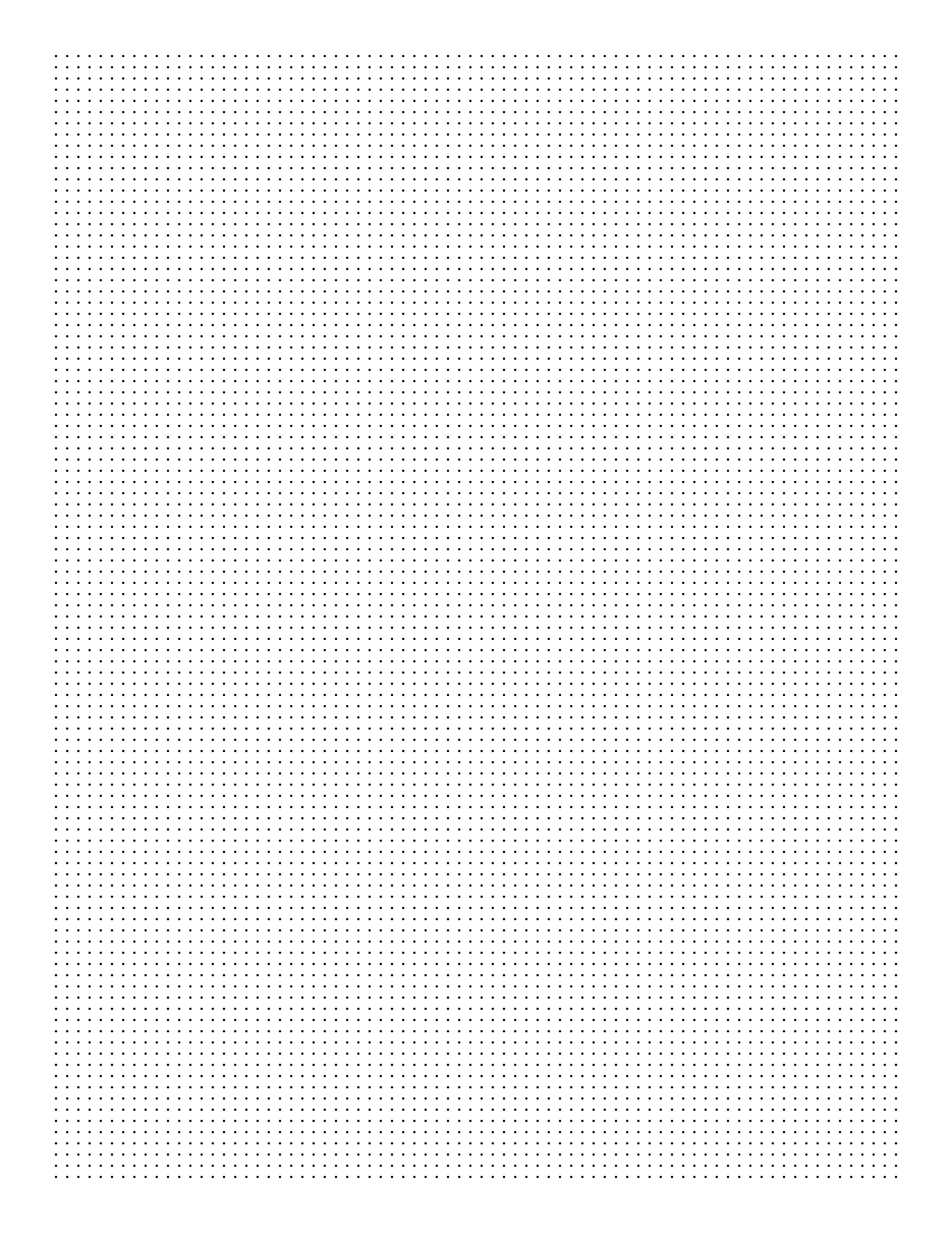Print Your Own Dot Grid Paper Templates Printable Free