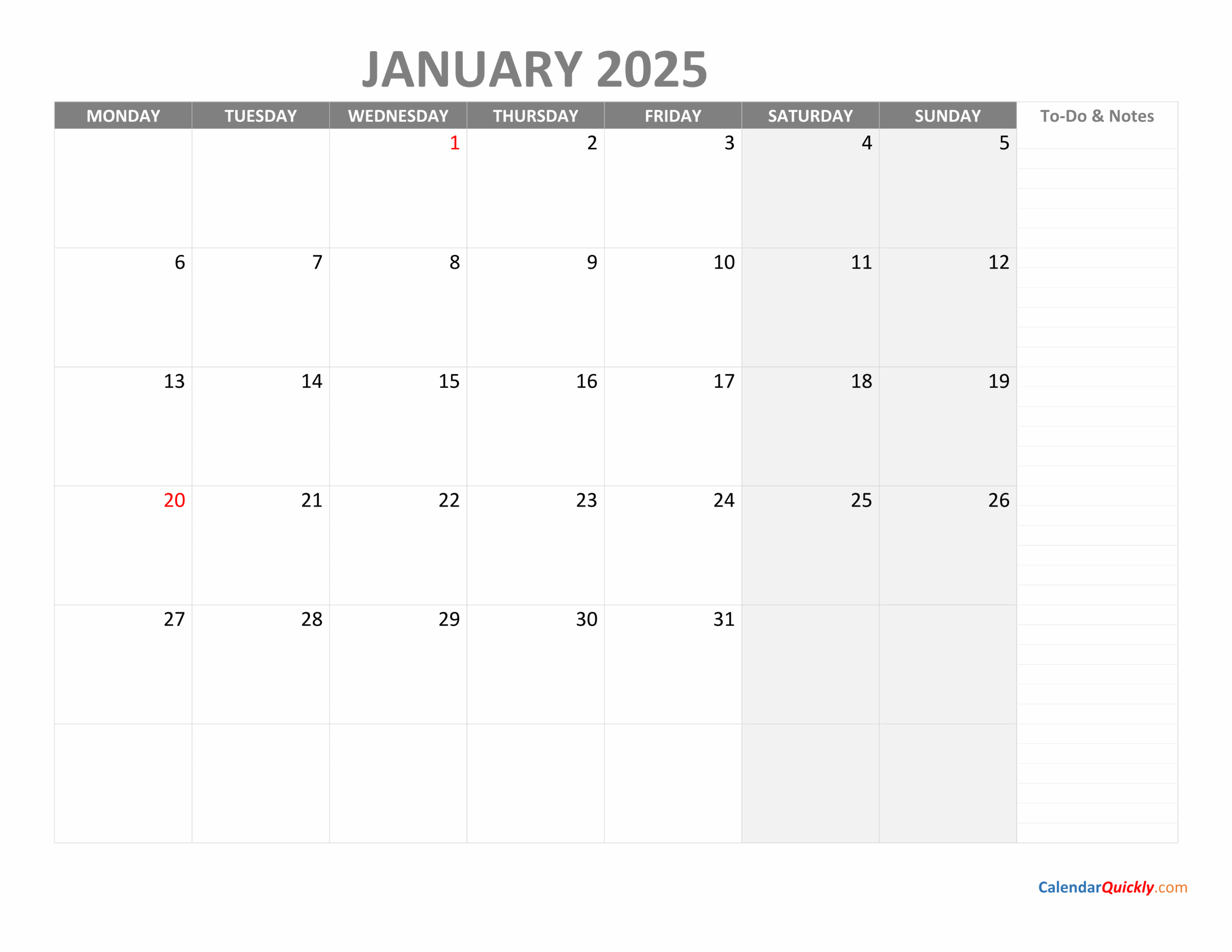 Printable 2025 Calendar By Month Free Declan Riddoch