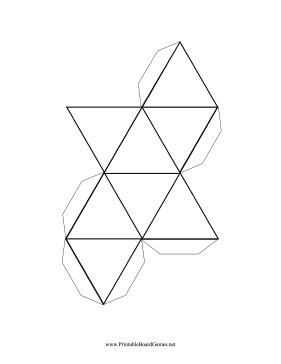 Printable 8 Sided Dice Template Blank Printable Online Printable 8 Sided Dice Template Blank Printable Online