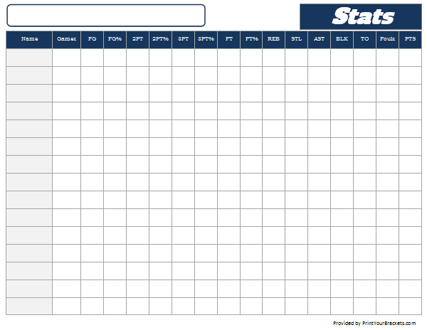 Printable Basketball Stat Sheet Template Printable Templates Printable Basketball Stat Sheet Template Printable Templates