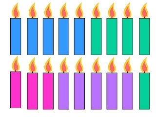 Printable Birthday Candles