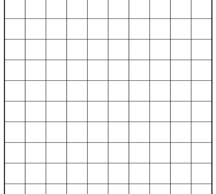 Printable Blank 100 Chart