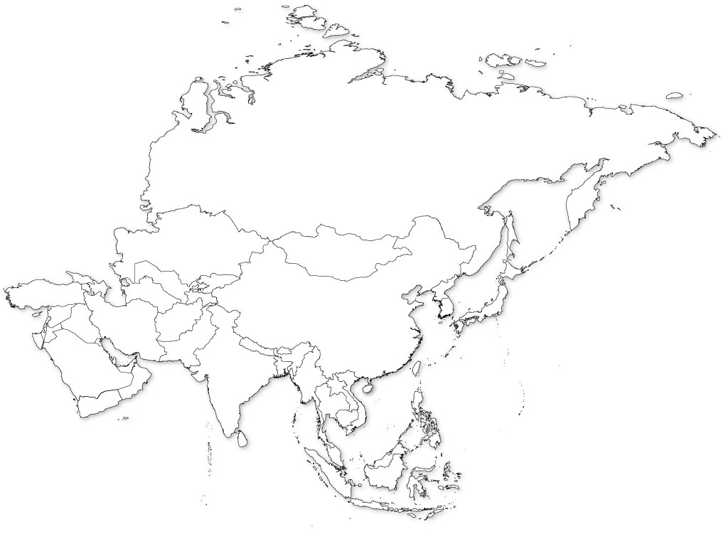 Free Blank Printable Ancient Iasia Map