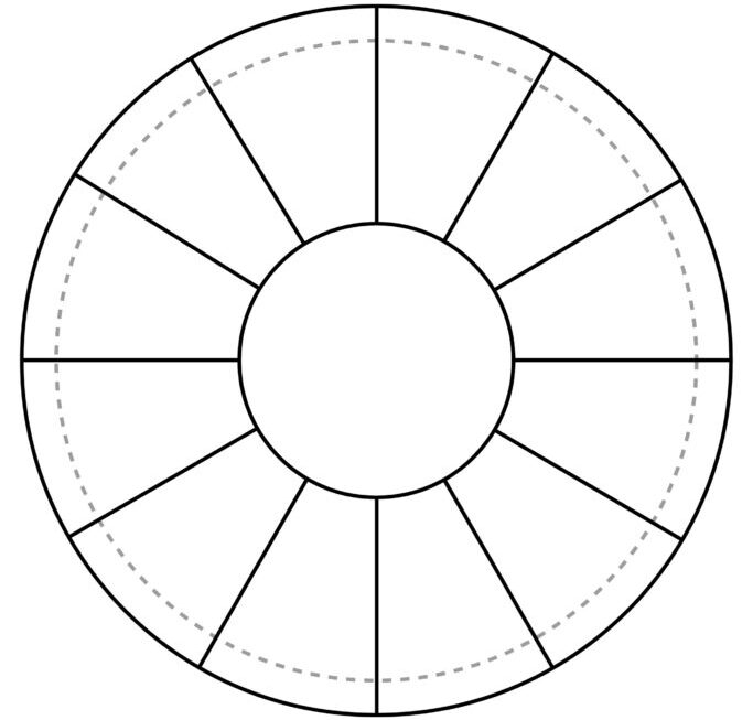 Printable Blank Color Wheel Templates Free PDF Included Printables Hub