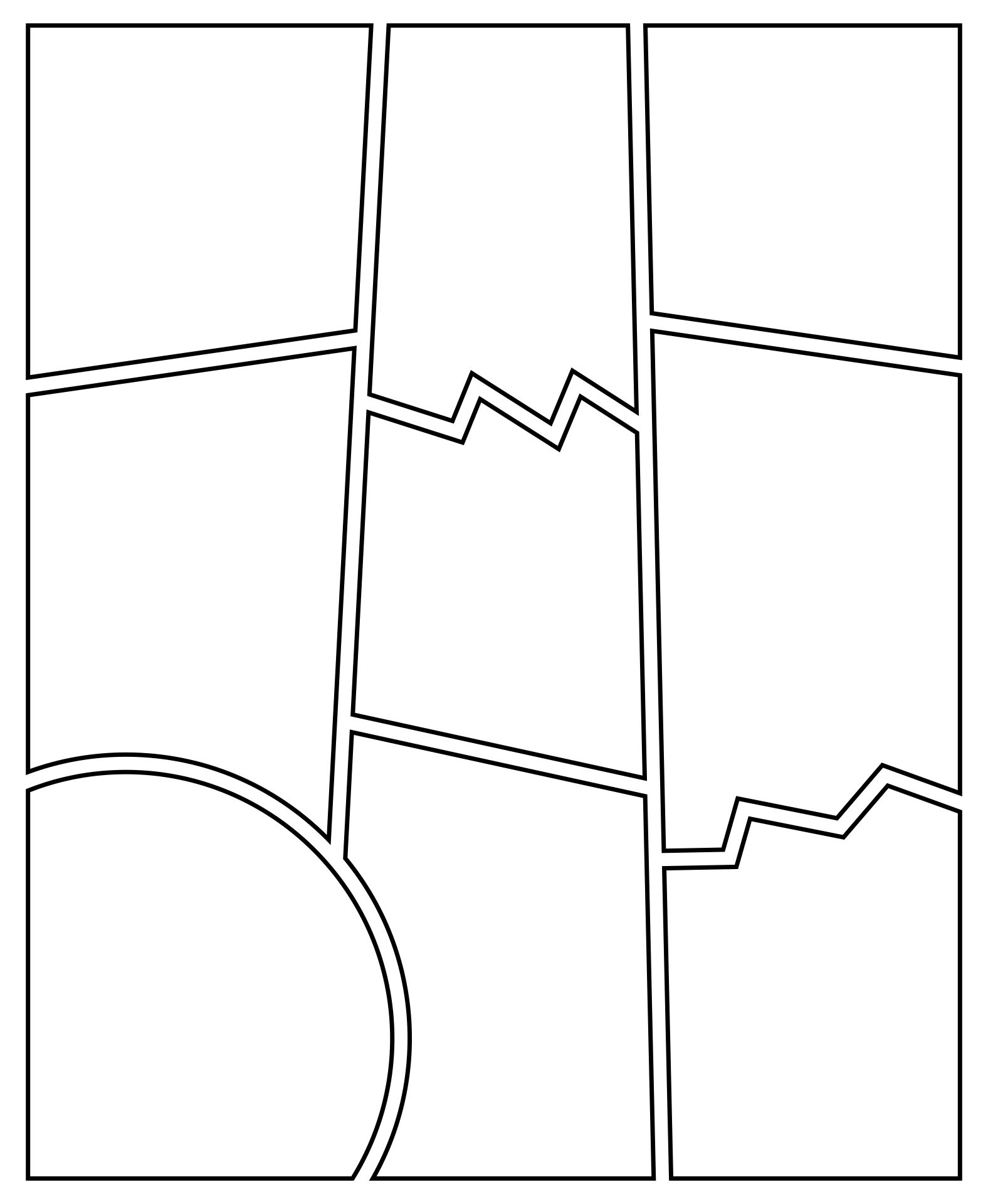 Printable Blank Comic Strip Template For Kids Sampletemplate my id