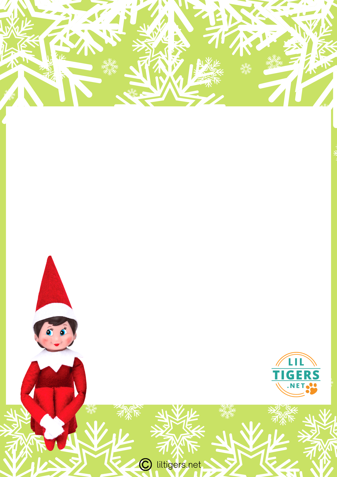 Printable Blank Elf On The Shelf Letter Template Free Printable