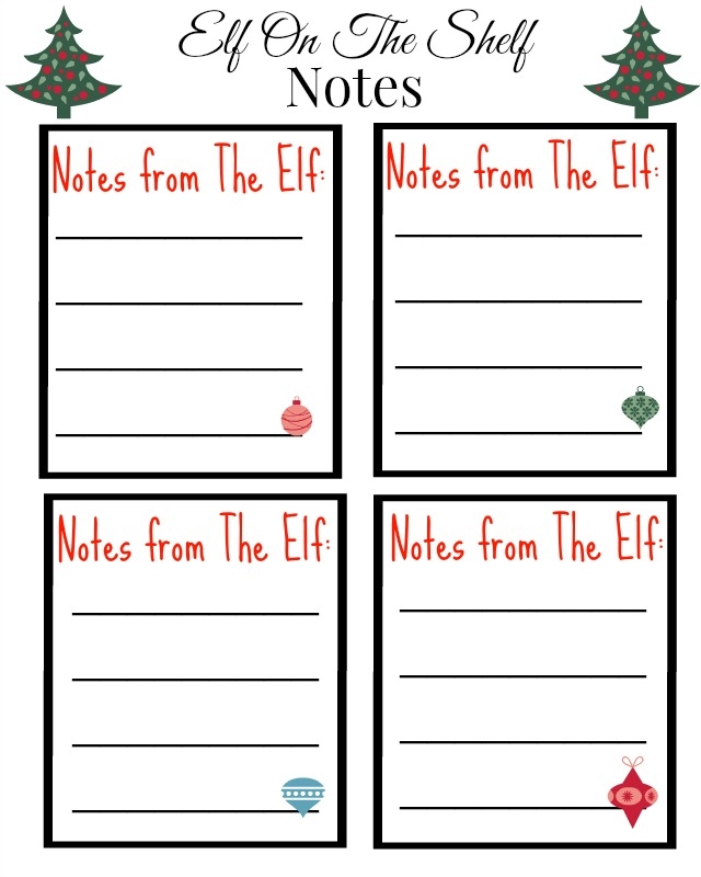 Printable Blank Elf On The Shelf Letter Template Printable Word Searches