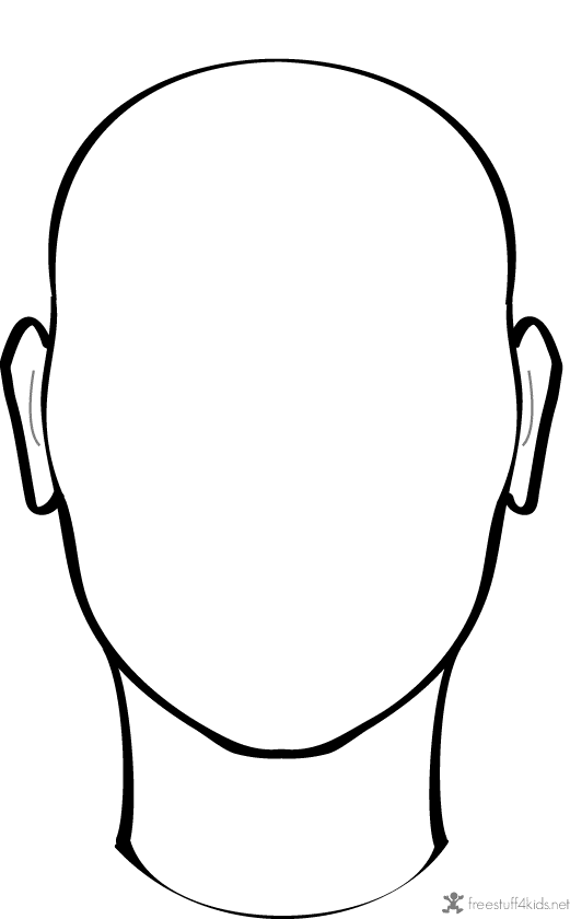 Printable Blank Faces Face Drawing Face Template Face Outline Printable Blank Faces Face Drawing Face Template Face Outline