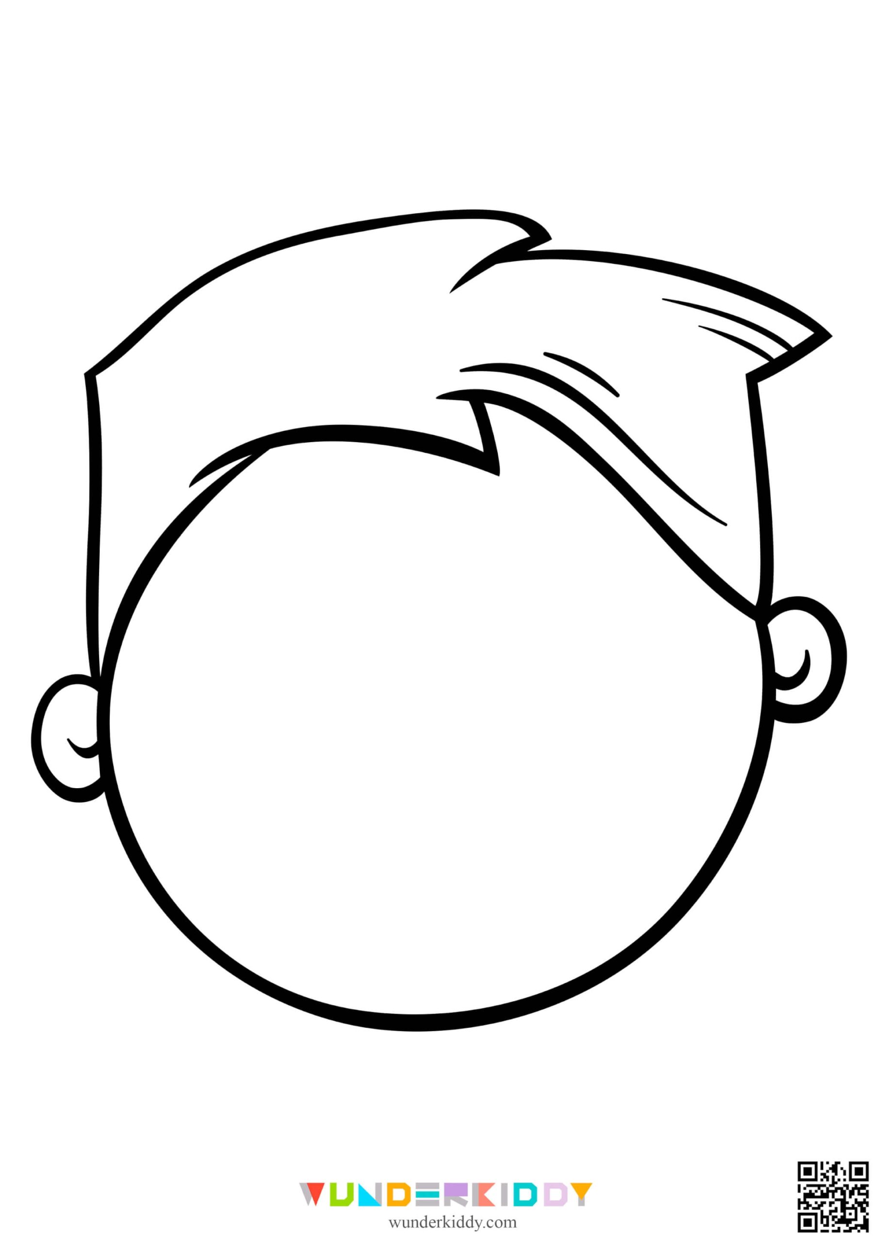 Printable Blank Faces Template And Coloring Pages For Kids Printable Blank Faces Template And Coloring Pages For Kids