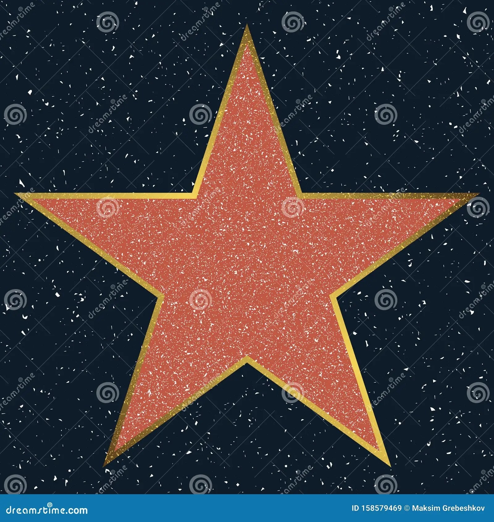Printable Blank Hollywood Star Template