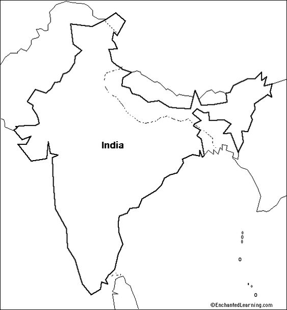 Printable Blank Map Of Ancient India Google Search Educational 