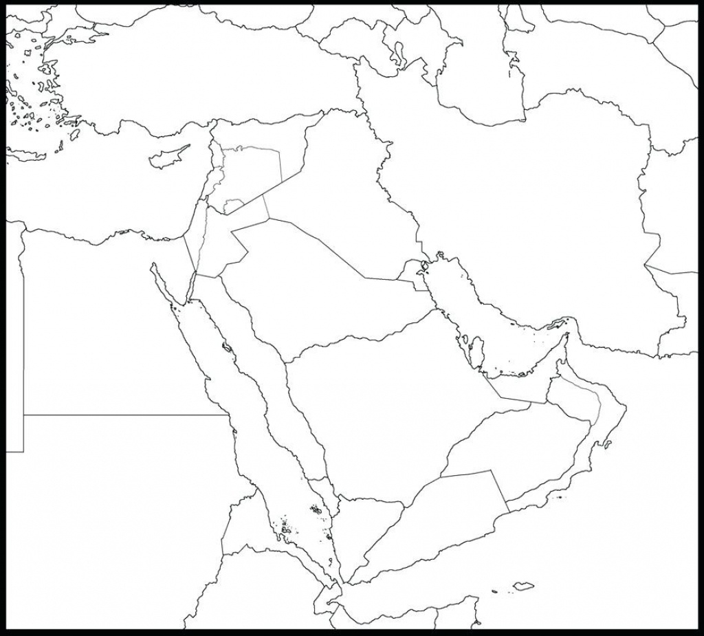Printable Blank Map Of Middle East Printable Maps Printable Blank Map Of Middle East Printable Maps