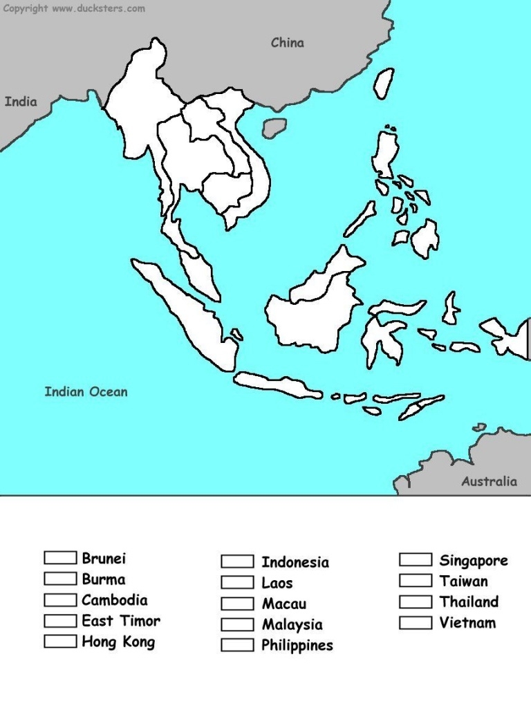 Printable Blank Map Of Southeast Asia Printable Blank Map Of Southeast Asia