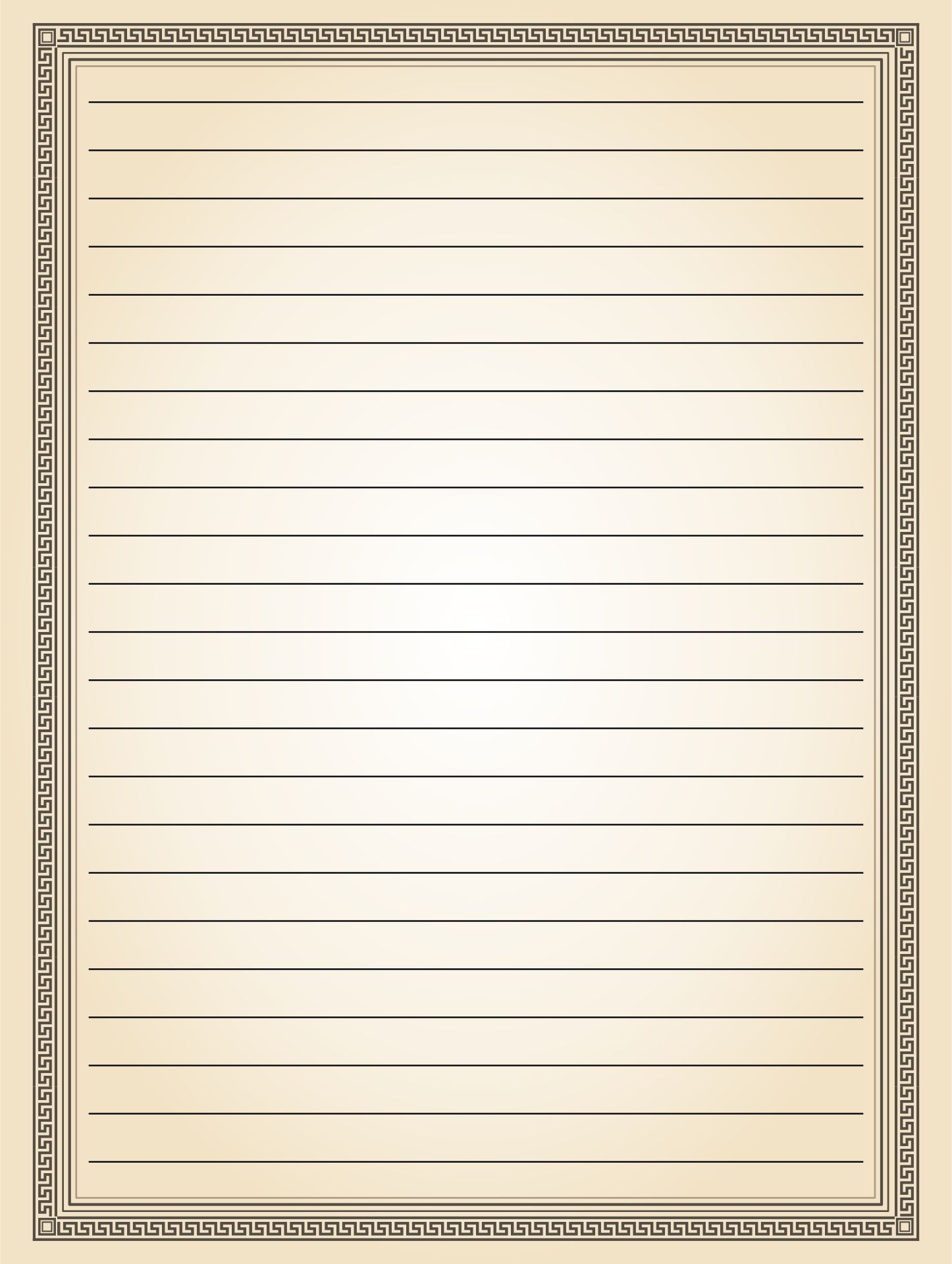 Free Printable Blank Top Handwriting Paper