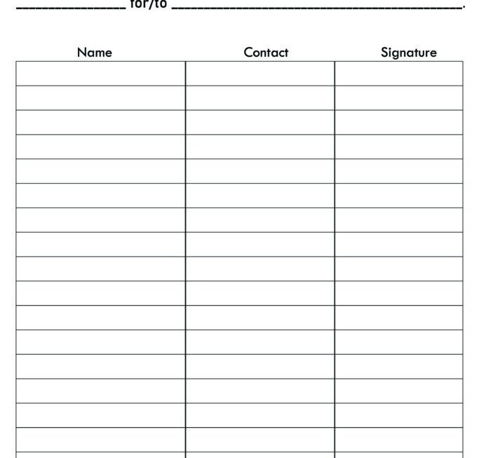 Printable Blank Petition Forms Templates PDF Included Printables Hub