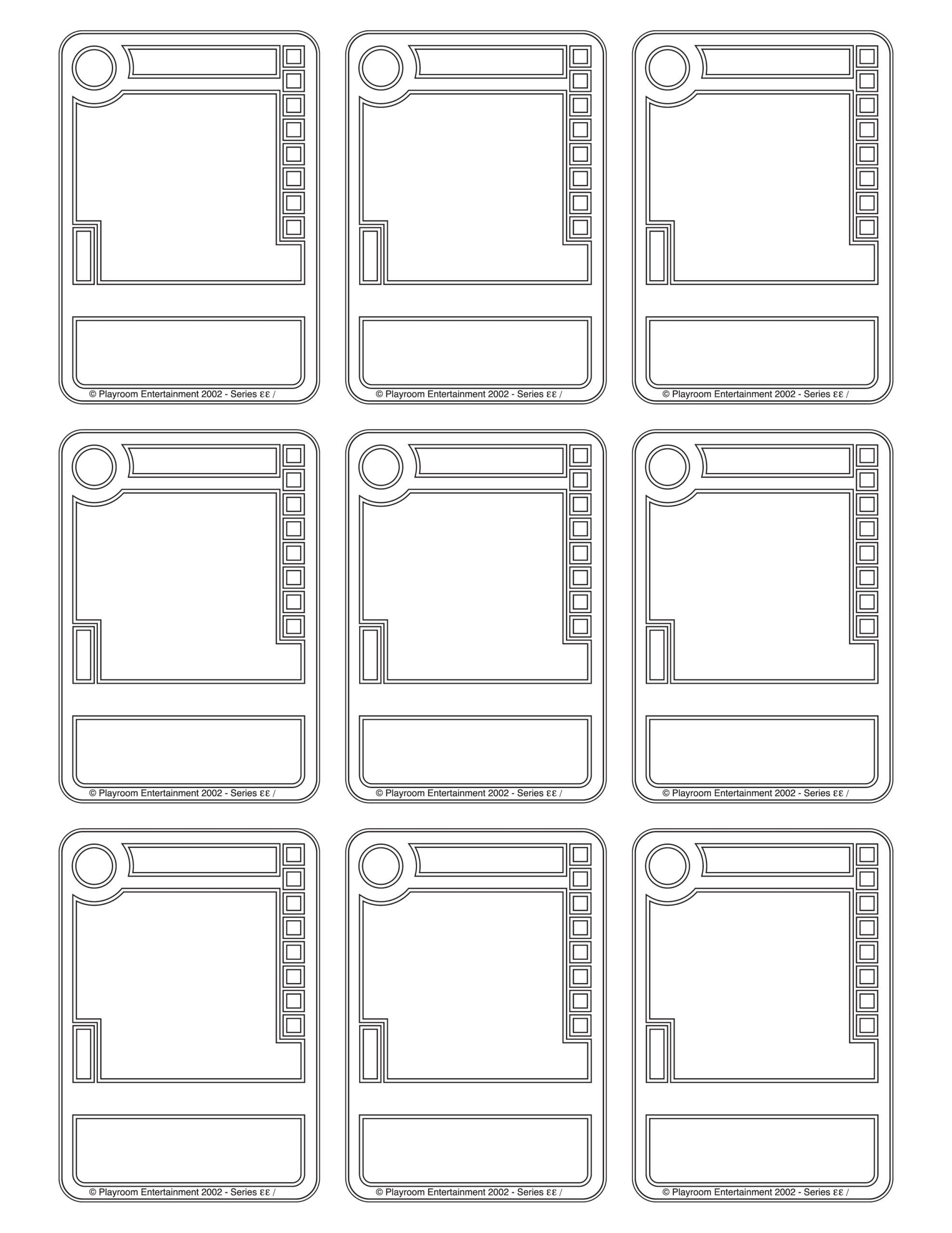 Free Printable Blank Playing Cards Template