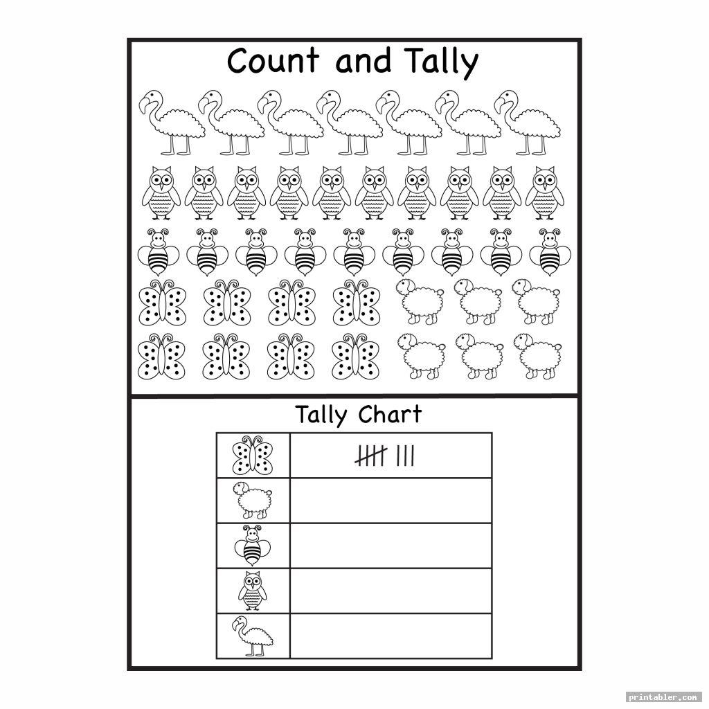 Printable Blank Tally Sheet