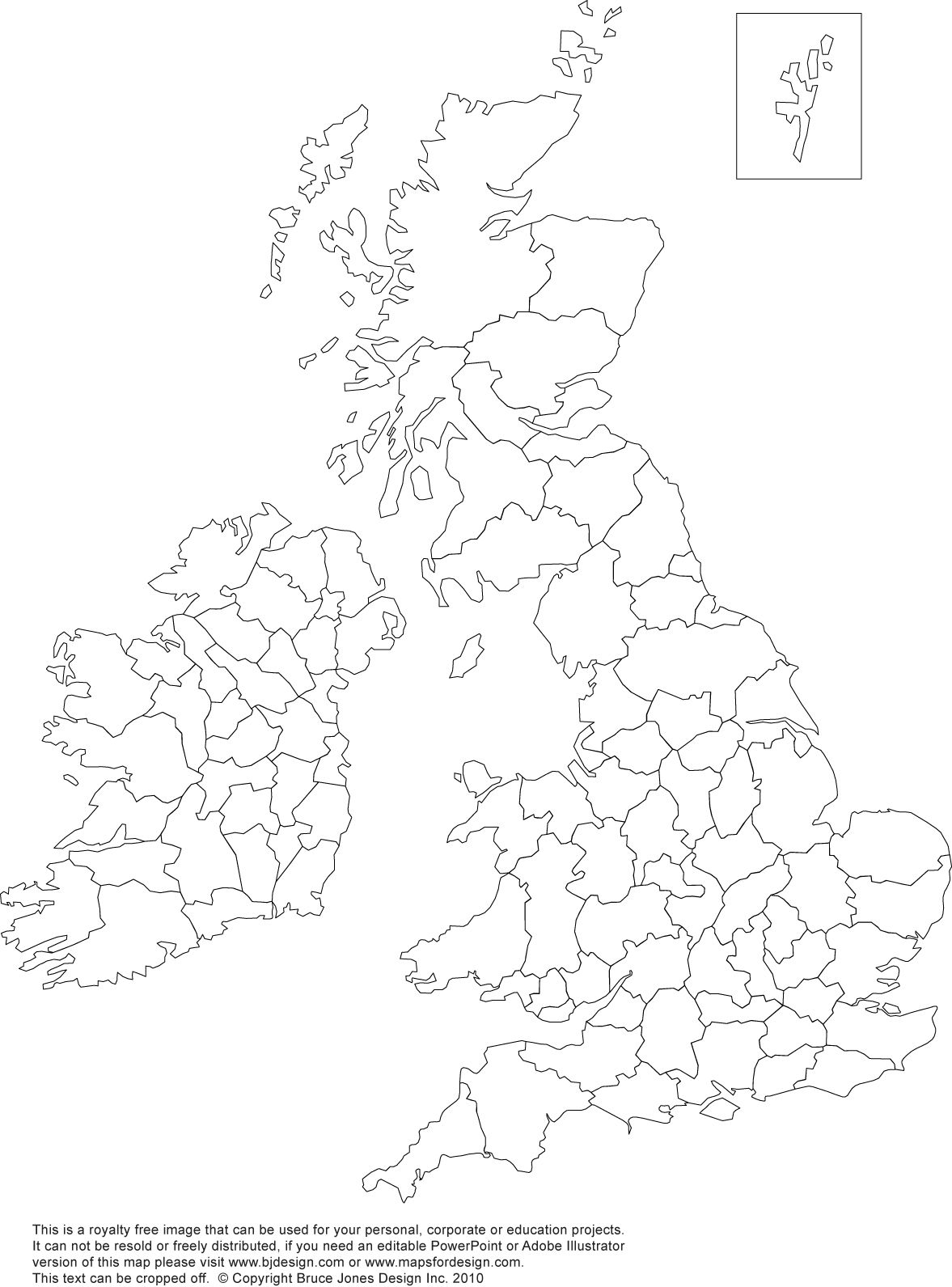 Printable Blank Uk Map Printable Blank Uk Map
