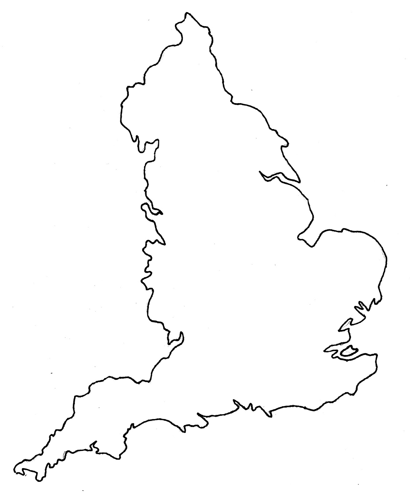 Printable Blank Uk Map Printable Blank Uk Map