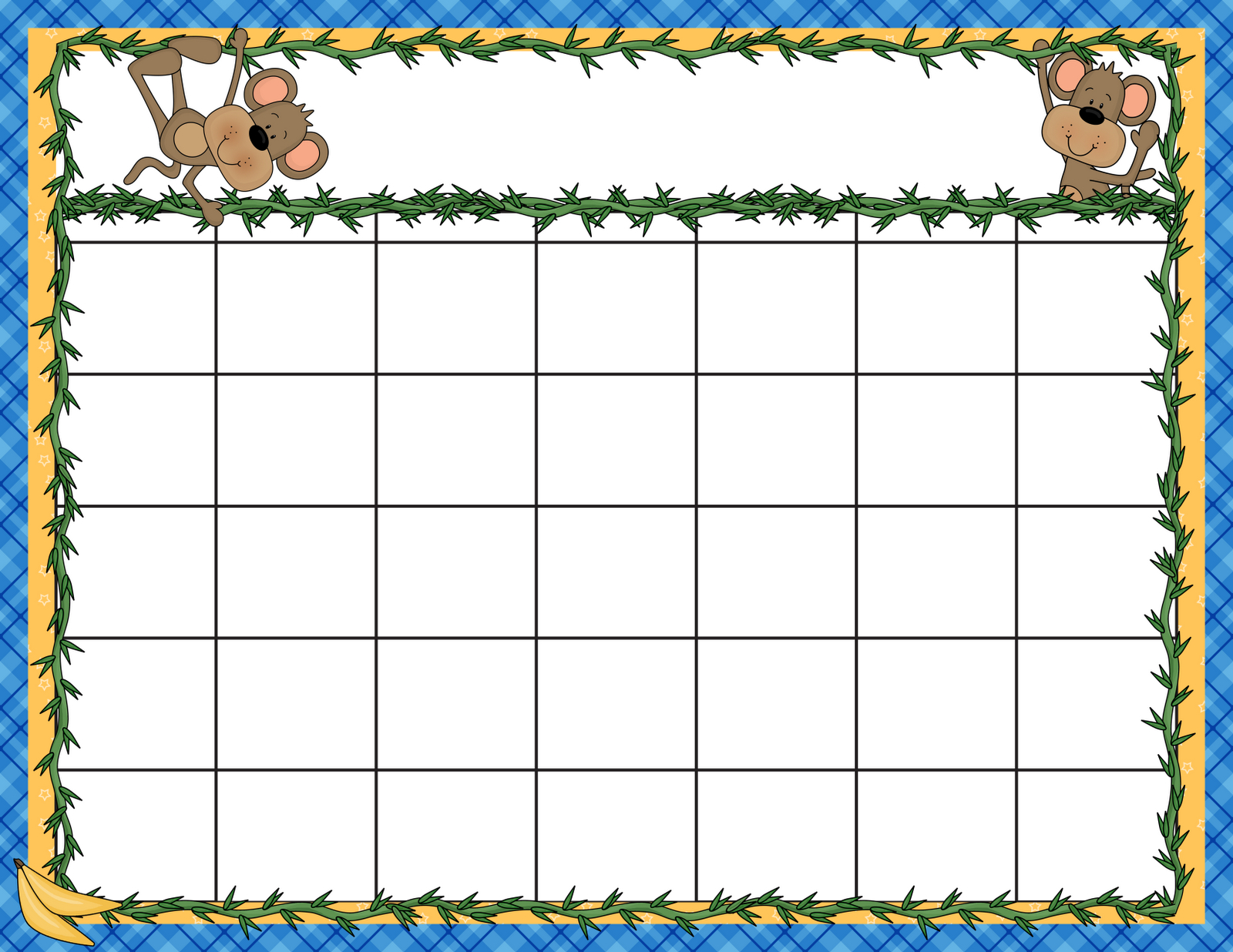 Printable Calendar For Children Printable Calendar For Children