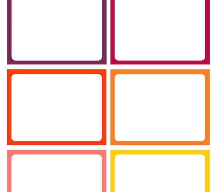 Printable Card Blanks