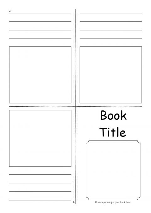 Printable Children S Book Template Printable Templates