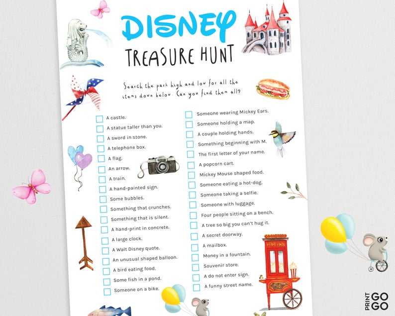 Printable Disney Treasure Hunt Clues Templates Free Printable Templates