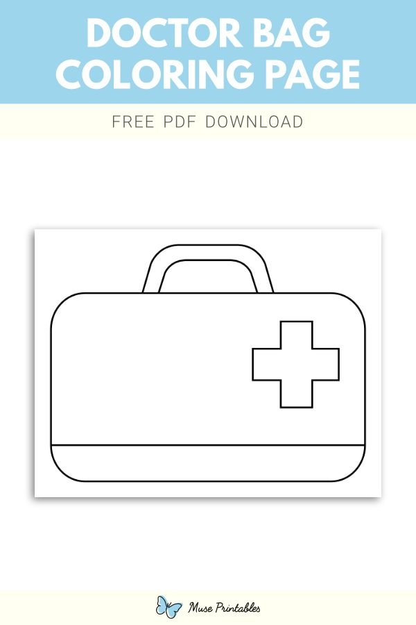 Blank Name Doctor Bag Template Printable