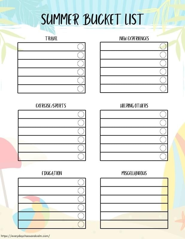 Printable Family Bucket List Blank Template Included Vrogue co Printable Family Bucket List Blank Template Included Vrogue co