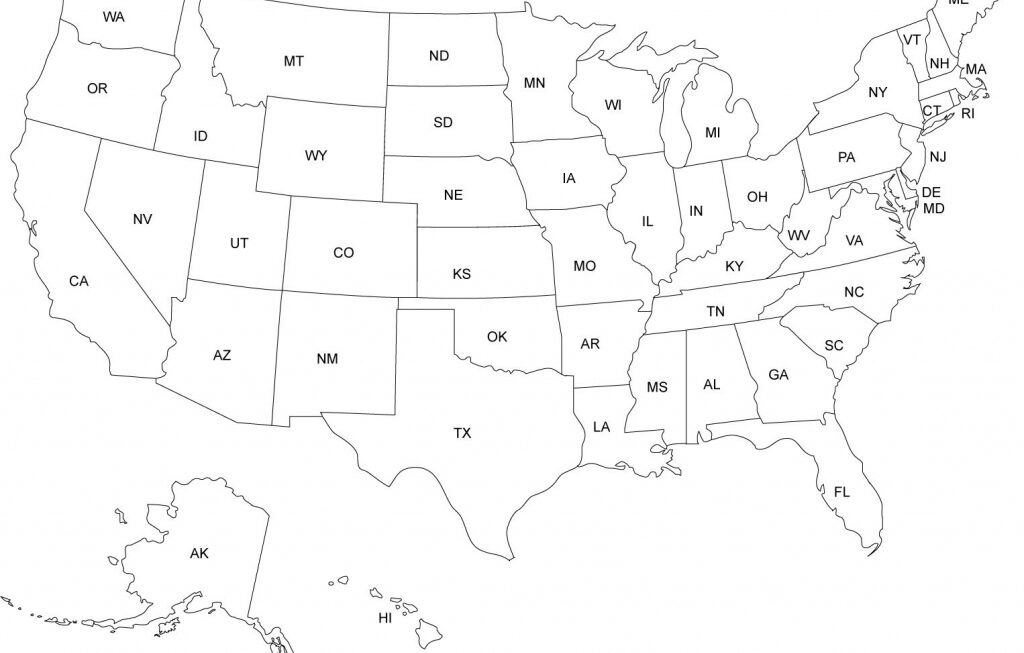 Printable Fill In Map Of The United States Printable US Maps
