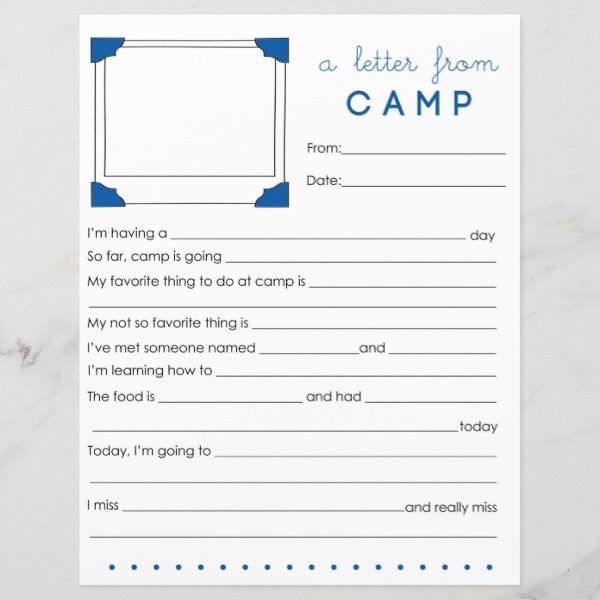 Printable Fill In The Blank Camp Letters Printable Word Searches Printable Fill In The Blank Camp Letters Printable Word Searches