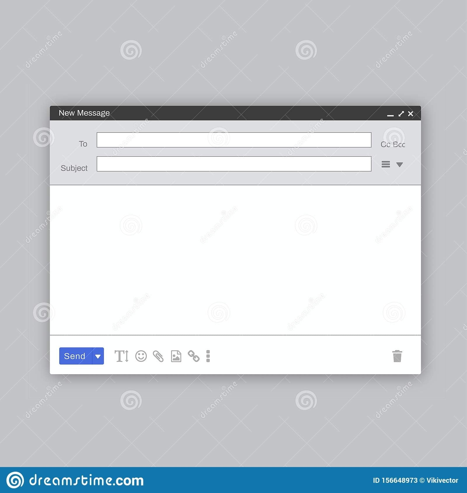 Printable Blank Email Template With Attachment