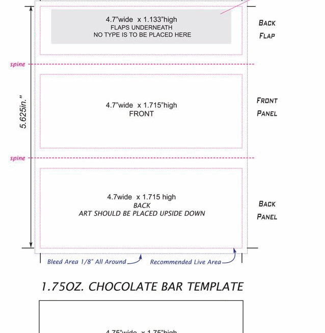 Printable Free Candy Bar Wrapper Template For Word Meeting Agenda