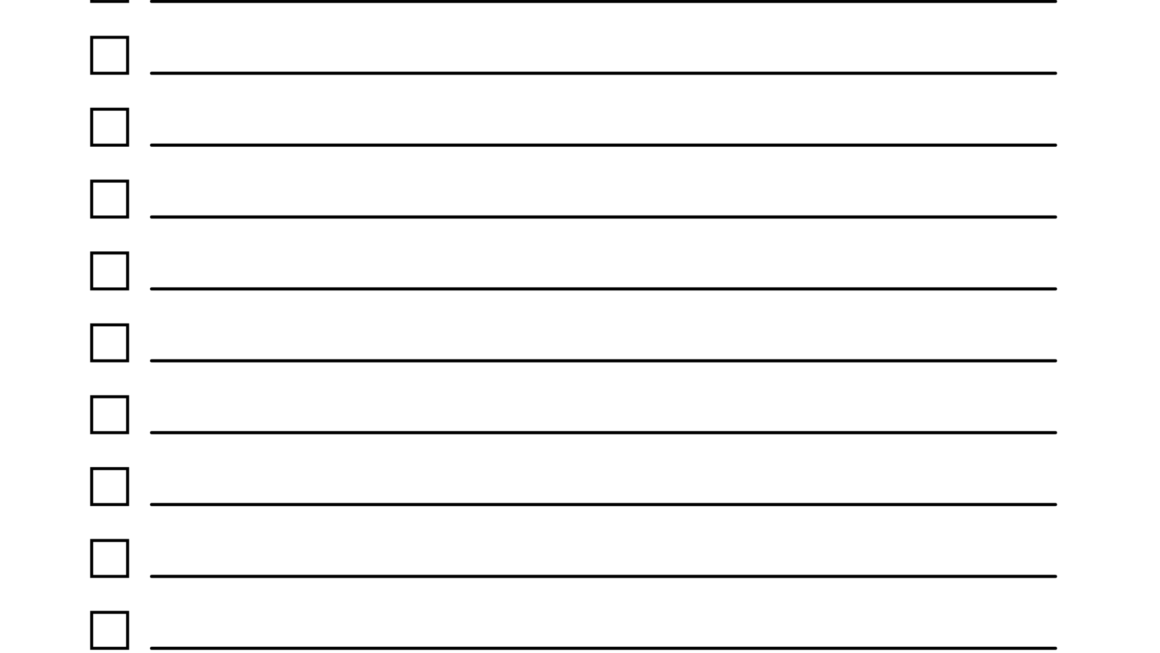 Printable Free Grocery Shopping List Template