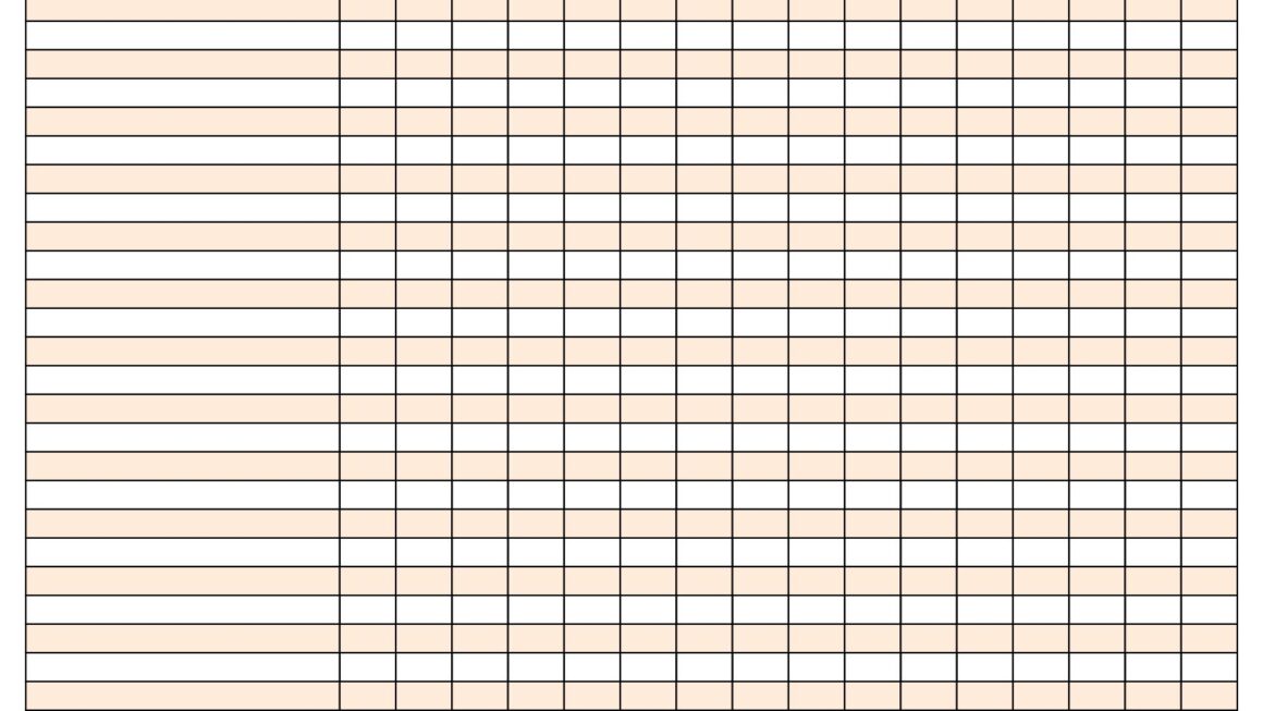 Printable Grading Chart